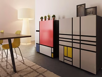 Side Cabinet 3d model