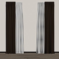 Curtain Window Screen 3d model