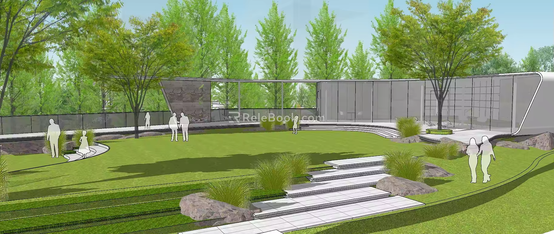 Modern gallery frame Special-shaped gallery frame 3d model