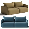 Double sofa 3d model