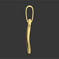 Elegant Golden Leaf Shaped Pendant Design For Daily Life Accessories