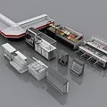 Multi Tiered Retail Display Shelves With Various Designs For Commercial Product