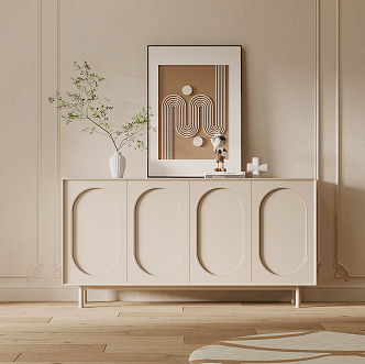 Modern Sideboard Decorative Cabinet 3d model