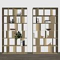 Modern Open Bookshelf Design With Multiple Compartments Books Decorative Items And Green Plants