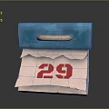 Calendar Cartoon Calendar Desk Calendar Next Generation Item 3 Print 3d model