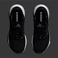 Adidas Sports Shoes With Dark Upper And White Sole Striped Design For Men