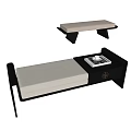 Modern sofa stool 3d model