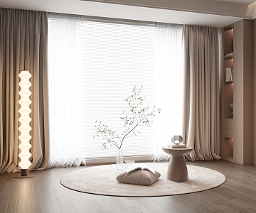 Modern Curtains 3d model