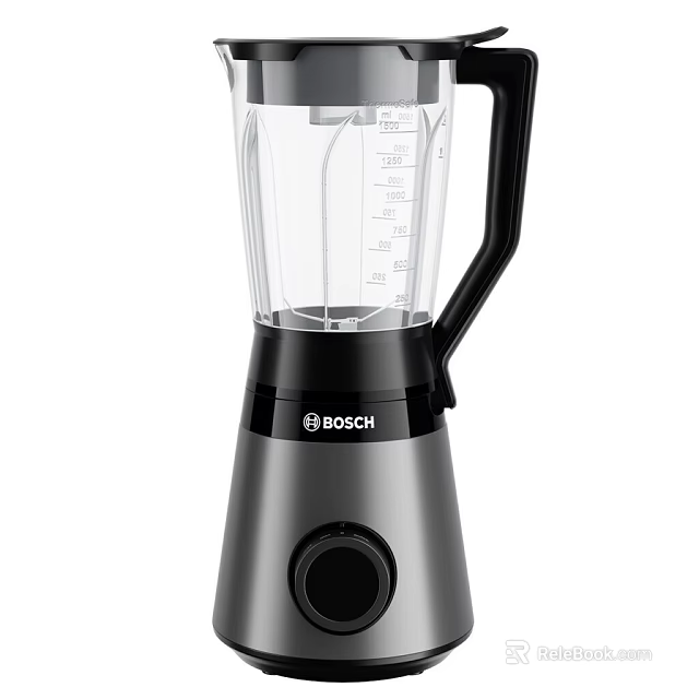 Modern Bosch Blender with Gray Design for Home Kitchen Electric Appliance 3d model 