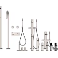 Modern faucet combination column faucet 3d model