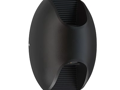 Modern Black Wall Light with Contemporary Curved Design and Sleek Finish 3d model