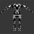 Modern Robot Toy Sci-Fi Robot Characters Game Characters 3d model