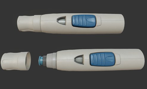 automatic injector 3d model