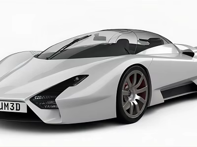Sports car 3d model