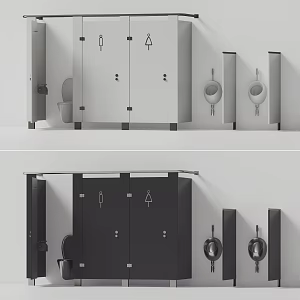 Modern toilet urinal 3d model
