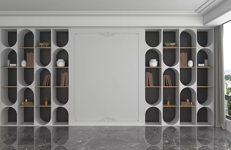 Modern Storage Cabinet Rack 3d model