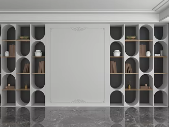 Modern Storage Cabinet Rack 3d model