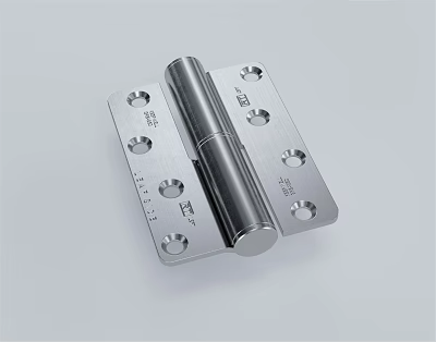 Stainless Steel Door Hinge With Smooth Surface And Multiple Mounting Holes 3d model