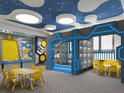 Modern Science Room 3d model