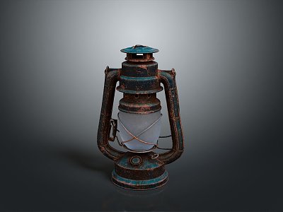 Kerosene Lamp Vintage Oil Lamp Vintage Kerosene Lamp Oil Lamp Gasoline Lamp Miner's Lamp Medieval Miner's Lamp Vintage Miner's Lamp 3d model