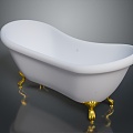 Bathtub Deluxe Bathtub Large Bathtub Household Ceramic Bathtub 3d model