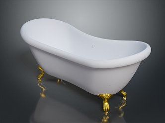 Bathtub Deluxe Bathtub Large Bathtub Household Ceramic Bathtub 3d model