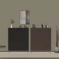 Modern Wood Grain Cabinet Ins Style Minimized Style Cabinet Entire Cabinet Sideboard Cabinet Balcony Cabinet Storage Cabinet Home Entrance Cabinet 3d model