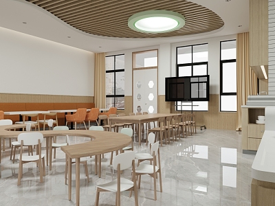 Student Cooking Room Dining Room model