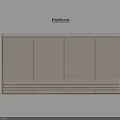 Poliform Roman Blinds With Modern Neutral Design For Interior Decor 3d model