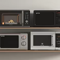 Modern Microwave Oven 3d model