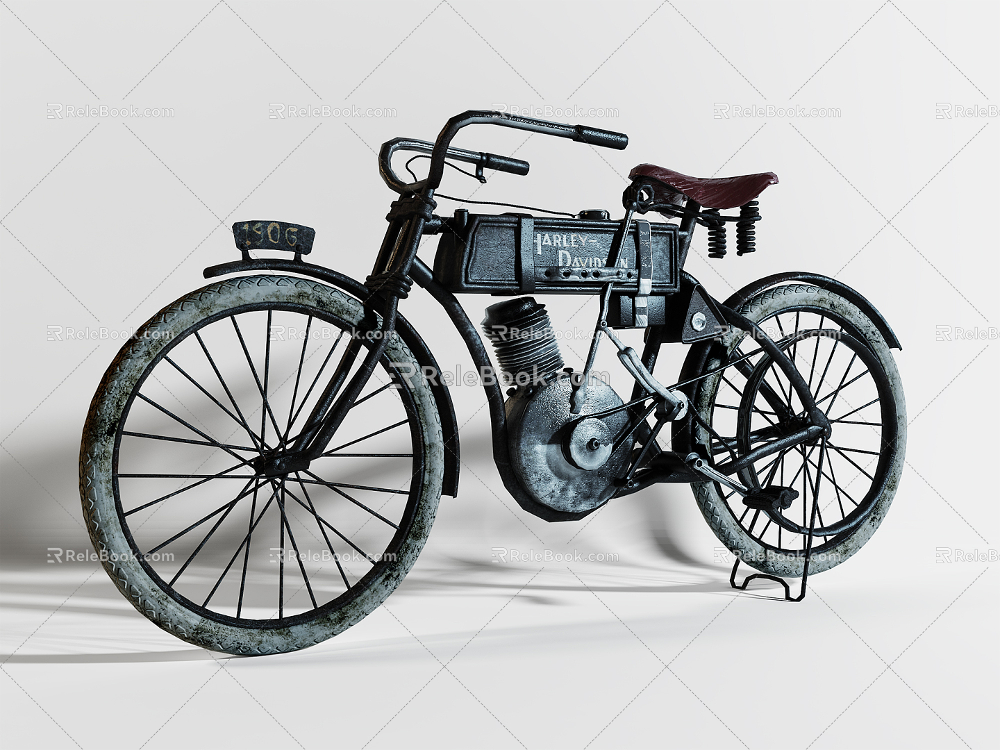 Modern Bicycle Vintage Bicycle 3d model