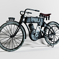 Modern Bicycle Vintage Bicycle 3d model