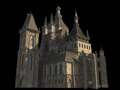 Dark Castle European Castle 3d model