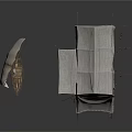 Ancient Wooden Sailing Boat With Canvas Sail And Traditional Structure Design