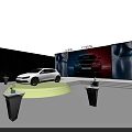 Lexus LC600h Launch Event Scene With Stage Lighting And Large Screens