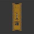 Yellow Industrial Construction Vehicle With Extendable Platform Railing And Multiple Wheels