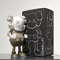 Kaws Collectible Figurines In Various Colors With X Eyes And Poses