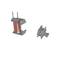 Copper Wound Inductor Assembly With Metal Frame And Side Electronic Component