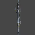 Weapons of the Future Rifle 3d model