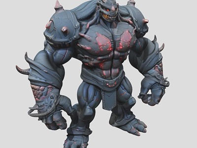 Monster Demon Mecha Armor Exoskeleton 3d model