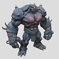 Monster Demon Mecha Armor Armor Exoskeleton 3d model