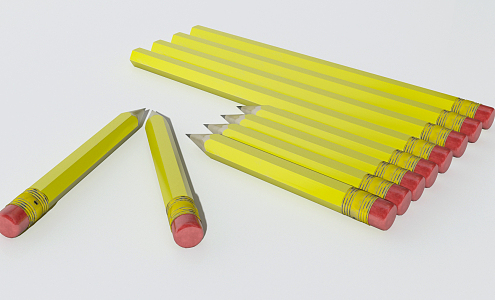 Modern Pencil 3d model