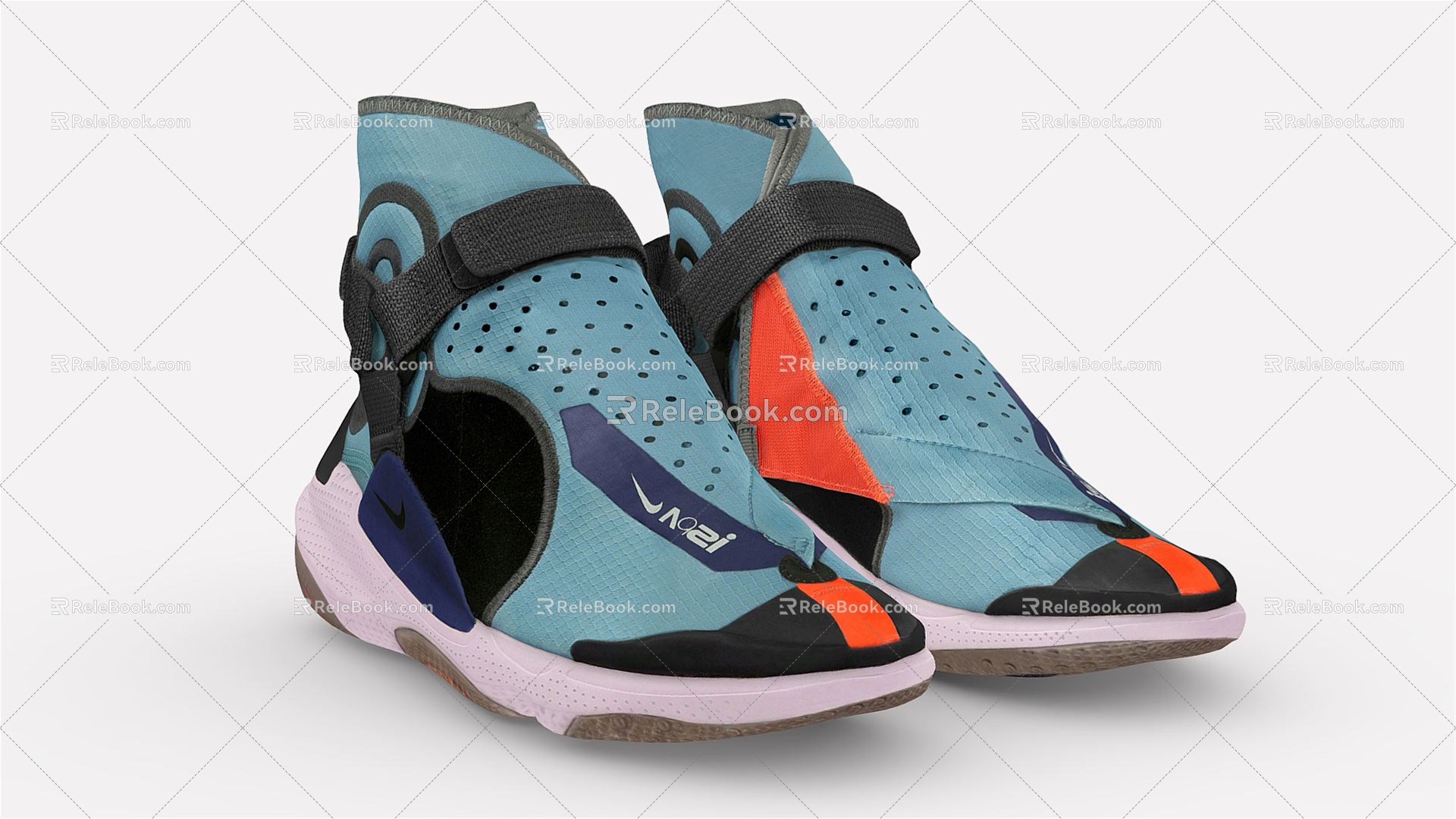 Modern sneaker Nike sneaker 3d model