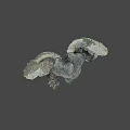 Detailed Game Movie Character Statue Featuring Muscular Build And Spread Wings