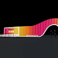 Colorful Gradient Archway at Suzhou Quality Consumption Retail Development Conference