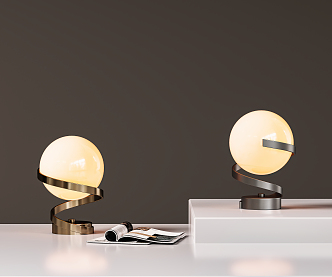 Modern table lamp 3d model