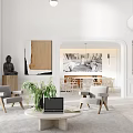 Modern Loft Living Room With Chandelier Gray Sofas Rug And Plants
