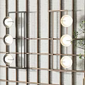 New Chinese style wall lamp wall lamp combination 3d model