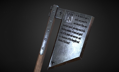 Holy Hangman Axe 3d model