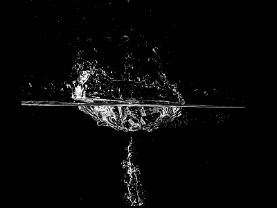 Modern water spray 3d model